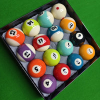 Standard Billiard Cue Ball, White Crystal Pool Ball for Black 8 Chinese Style Pool Tables, Single Ball
