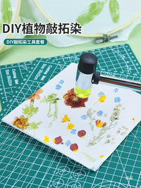 Botanical Leaf Printing DIY Kit with Frame and Tools