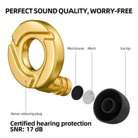 Professional Noise Cancelling Earplugs for Concerts, Sleep, and Hearing Protection