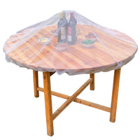 Round Table Food Cover Net Tent for Outdoor Dining, Anti-Insect Dustproof Breathable Mesh Screen