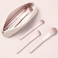 Gudi Peach Blossom Makeup Brush Set for Beginners - Eyeshadow, Blush, Contour, Blending