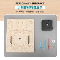 DIY Robot Clock Craft Kit for Kids - Educational Time Learning Model