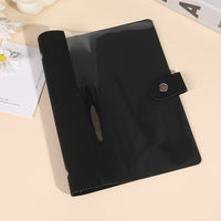 Clear Soft PVC Leatherette Detachable Ring Binder Notebook A5/B5 for Journaling and Planners