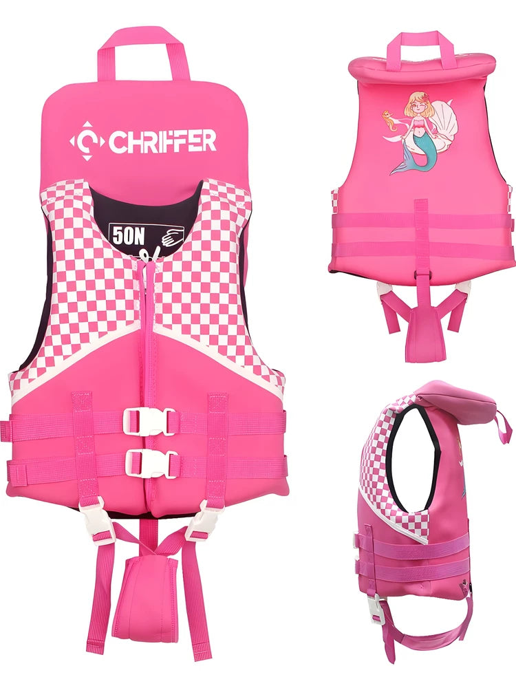 Kids' Flamingo Life Vest for Swimming and Water Sports