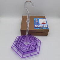 Hexagonal Hanging Hummingbird Feeder with Hook for Garden