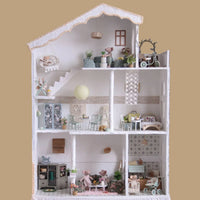1:12 Dollhouse Miniature Furniture Set for Girls, Complete Soft Furnishings and Decorative Ornaments