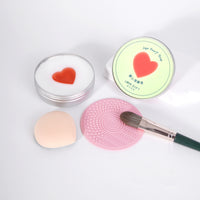 Makeup Brush and Sponge Cleaning Soap with Silicone Pad