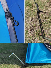 Automatic Pop-Up Beach Tent Sun Shelter with UV Protection for 4 People