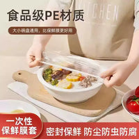 Food Grade PE Plastic Wrap Covers for Leftovers and Food Storage