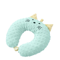 Cartoon U-Shaped Memory Foam Neck Pillow for Kids & Adults - Travel & Office Nap Pillow