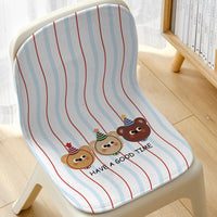 Cartoon Integrated Backrest Seat Cushion for Kids' Chairs
