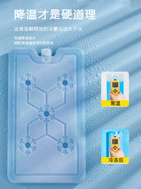 Reusable Ice Packs for Cooling and Refrigeration, Commercial-Grade Ice Bricks for Stalls and Express Delivery