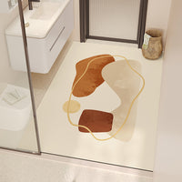 Diatomaceous Earth Absorbent Bathroom Mat Quick Dry Non-Slip Cuttable Floor Mat