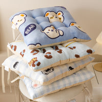 Winter Plush Seat Cushion for Office Chair, Tatami, or Bay Window - Warm and Comfortable