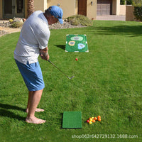 Portable Golf Chipping Net Practice Target Cage for Indoor Outdoor Swing Training