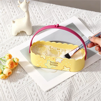 Silicone Makeup Brush Cleaning Mat with Drying Rack and Storage