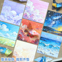 Origami Paper Set for Kids, Cloud Stream Series Printed Square Folding Paper for DIY Crafts and Educational Activities