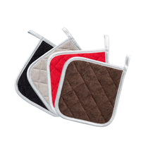 Microfiber Quilted Heat Resistant Pot Holders and Oven Mitts Set