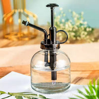 Vintage Glass Plant Mister with Bronze/Gold/Silver Pump for Indoor/Outdoor Gardening