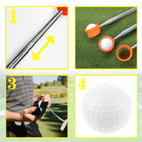 Telescopic Golf Ball Retriever Stainless Steel Grabber for Water Hazards and Hard-to-Reach Areas
