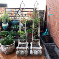 European Style Wrought Iron Garden Trellis for Climbing Plants