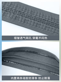 Quick-Dry Sweat-Absorbing Sports Headband with Seamless Knit and Non-Slip Design