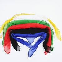 Magician's Chiffon Silk Scarf for Stage Magic Tricks and Performances