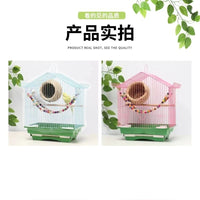Small Bird Cage for Parakeets, Peonies, Finches, and Pearl Birds