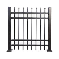Zinc Steel Outdoor Fence Panel for Garden, Villa, School, and Community