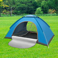 Automatic Pop-Up Camping Tent for 3-4 People, Portable Beach Shelter, Instant Setup