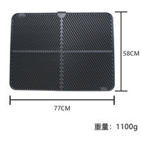 Silicone Cat Litter Mat, Non-Slip, Foldable, Extra Large Pet Mat for Litter Trapping