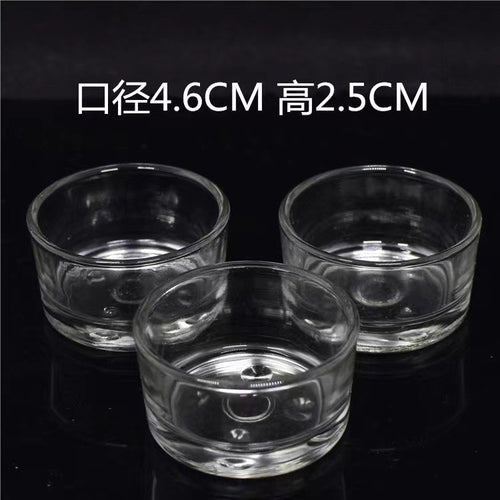 Glass Tealight Candle Holder Cups for DIY Candle Making
