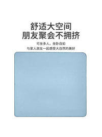 Outdoor Picnic Blanket Waterproof PEVA Backing Fleece Mat for Camping Beach Park