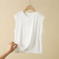 Kids' Modal Sleeveless T-Shirt for Boys, Soft Athletic Tank Top for Summer