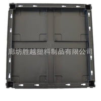 Modular Square Garden Planter Box with Tray and Support Legs for Balcony Vegetable Planting