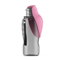 Portable Large Capacity Pet Water Bottle with Foldable Lid for Dogs