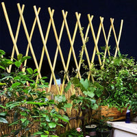Expandable Bamboo Garden Fence and Trellis for Outdoor Decor