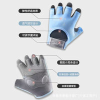 Unisex Cycling & Fitness Half-Finger Gloves with Anti-Slip Silicone & Shock Absorption