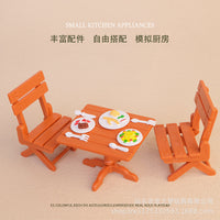 Dollhouse Miniature Furniture & Accessory Sets for Pretend Play