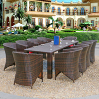 Outdoor Rattan Woven Patio Furniture for Hotel Villa Garden Terrace
