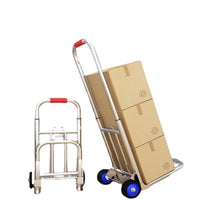 Foldable Portable Hand Truck for Shopping, Groceries, and Cargo Transport