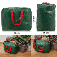 Christmas Tree Storage Bag with Zipper for Holiday Wreaths and Decorations