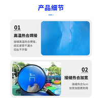 Large Rectangular Above Ground Swimming Pool for Adults and Kids, Thickened Folding Frame Pool for Outdoor Home Use