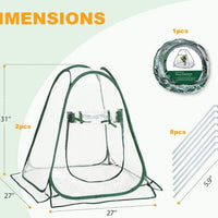 Portable Greenhouse Plant Cover for Winter Protection
