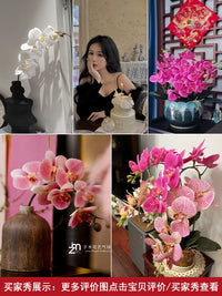 Premium Artificial Phalaenopsis Orchid Flower Arrangement