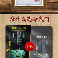 Traditional Chinese Arrow-Throwing Game Set for Kids & Adults, Bronze-Style Hu Pot with Feathered Arrows