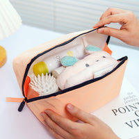 Portable Waterproof Cosmetic Travel Bag with Large Capacity for Outdoor Use