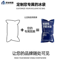 Disposable Self-Absorbing Ice Packs for Fresh Food Preservation, Express Delivery, No Water Injection Required, Double-Sided Small Ice Bags