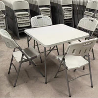Portable Folding Square Table for Outdoor Camping and Home Use