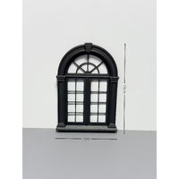 Miniature Dollhouse European Retro Hollow Arch Window Micro Landscape Ornament